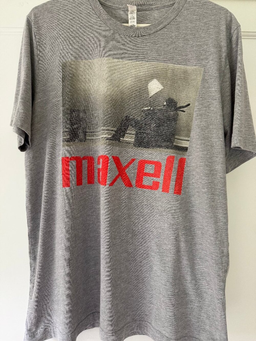 Mens Maxell Ad Retro Graphic T Shirt XL